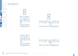 Logotipo Mangata versão Positiva. Parte do Manual de Linguagem de Marca desenvolvido pela Ópera Criativa.