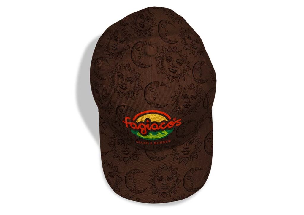 Boné Fagiacos Salad & Burger. Parte do Manual de Linguagem de Marca desenvolvido pela Ópera Criativa.