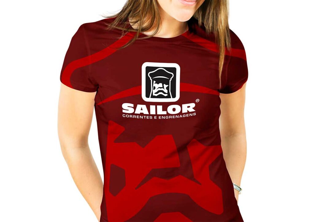 Camiseta Sailor Correntes e Engrenagens