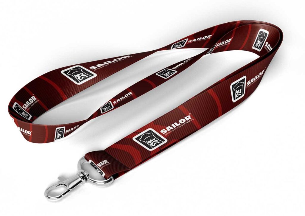 Cordão para crachá Sailor Correntes e Engrenagens