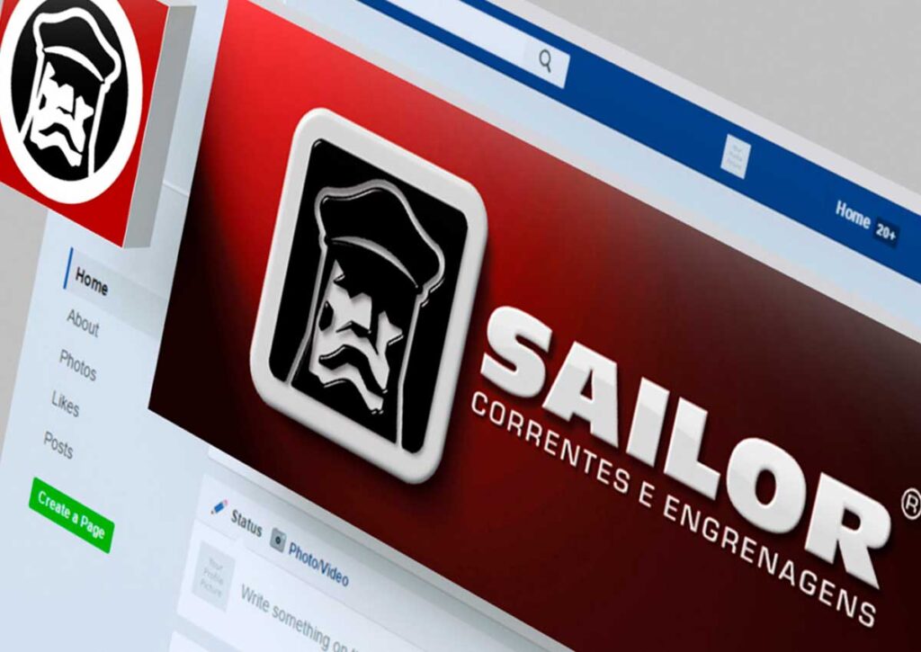 Kit Facebook Sailor Correntes e Engrenagens