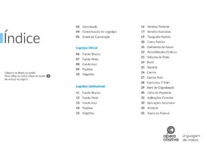 Conteúdo do Manual MSX/GO. Parte do Manual de Linguagem da Marca desenvolvido pela Ópera Criativa para a empresa paulista especializada em Gerenciamento de Obras.