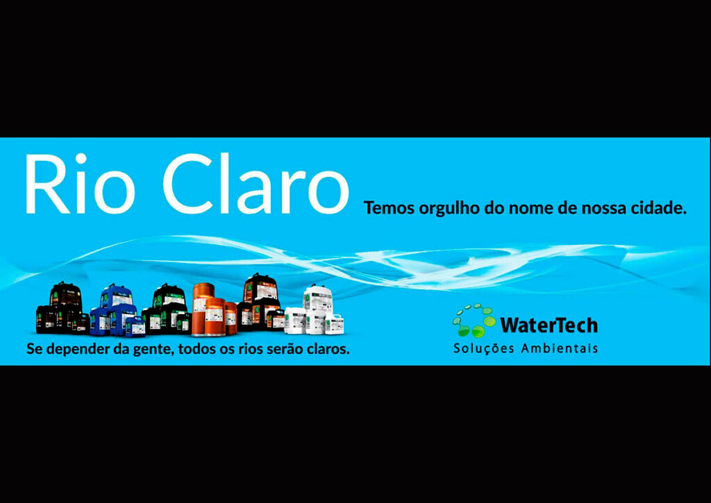 Outdoor de cunho institucional criado pela Ópera Criativa para apresentar os produtos da linha Ambiental da Watertech, de Rio Claro, SP.