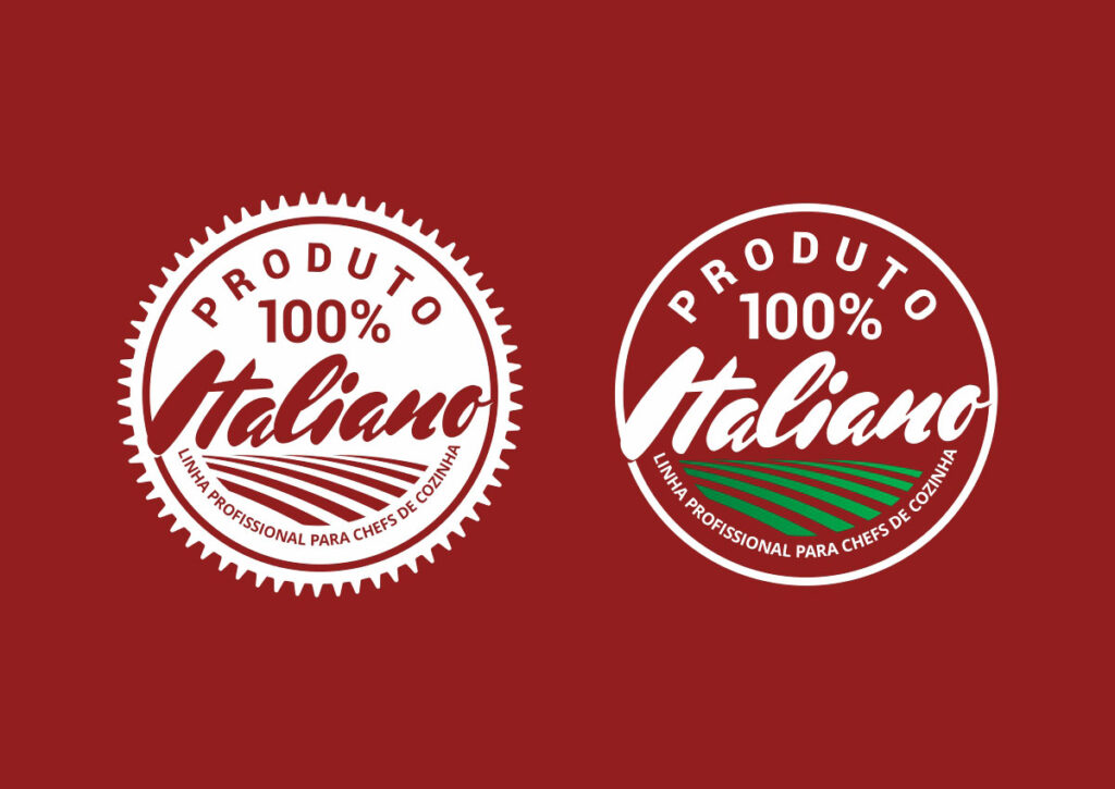 Selos de procedência para estampar o rótulo de Tomate Pelado ForChef.