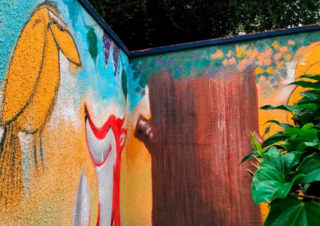 Pintura do Mural do Colégio Íntegro